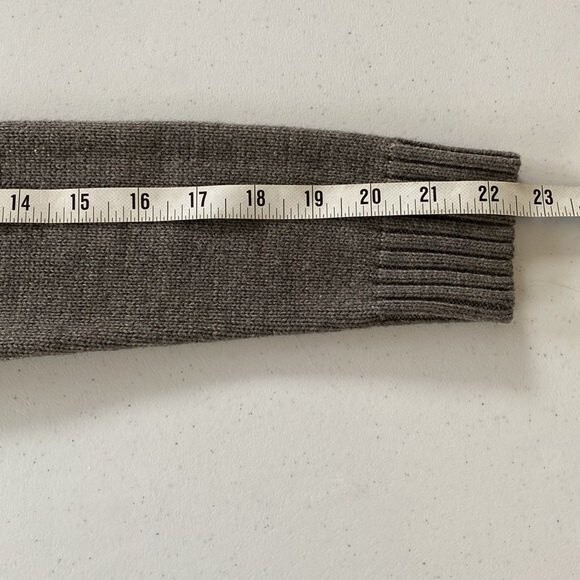 FOREVER 21 Open Front Shawl Ribbed Knit Cardigan High Low Long Sleeve Warm Cozy - Picture 8 of 11